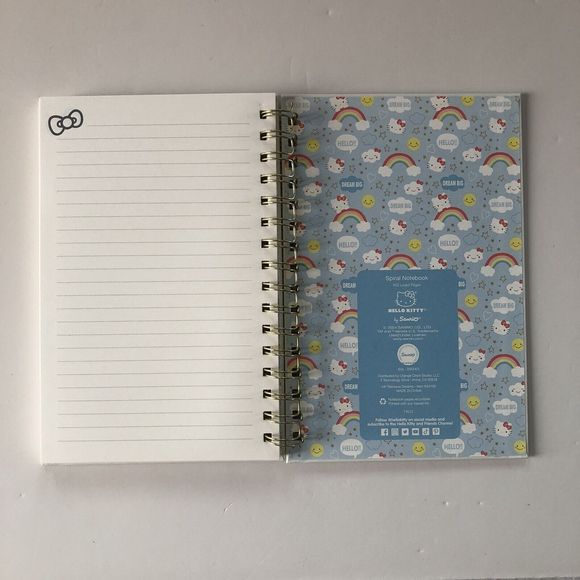 Sanrio Hello Kitty Dream Big 160 Lined Pages 5.5" x 8.5" Spiral Notebook - Picture 5 of 7